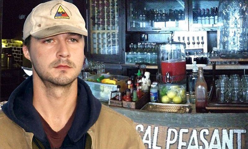 Shia LaBeouf at The Local Peasant