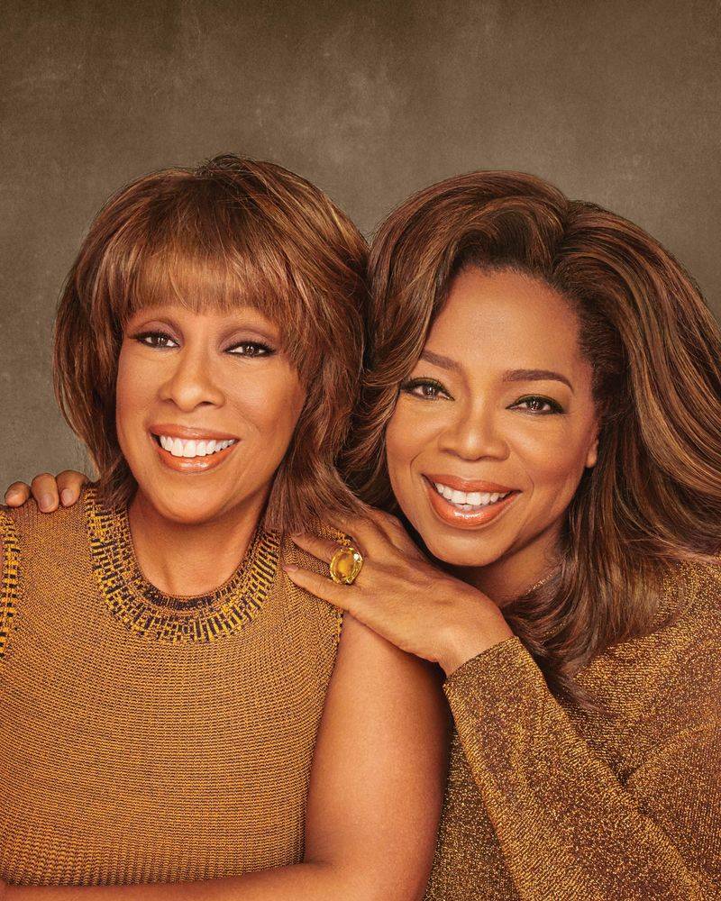 Oprah Winfrey and Gayle King