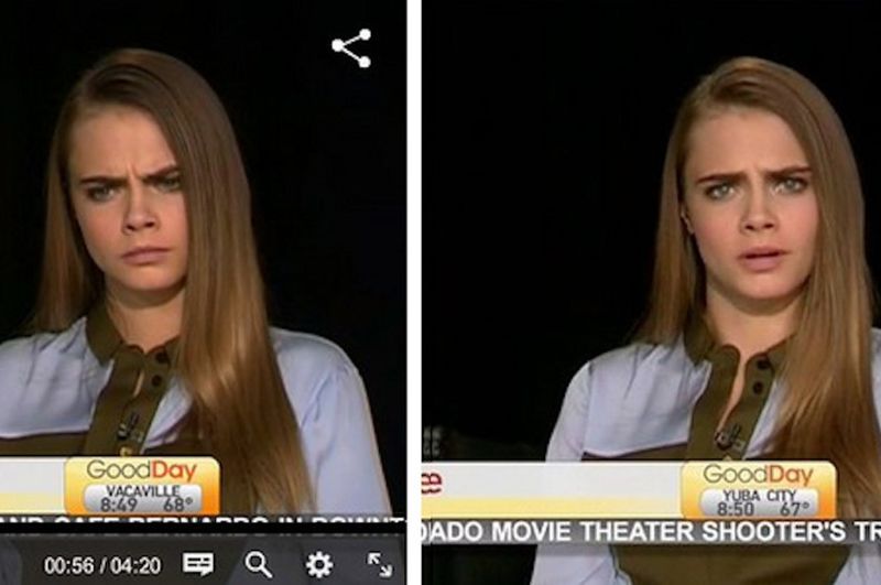 Cara Delevingne's Tense