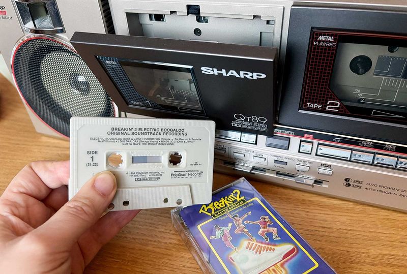 Making a Mixed Tape on a Boombox