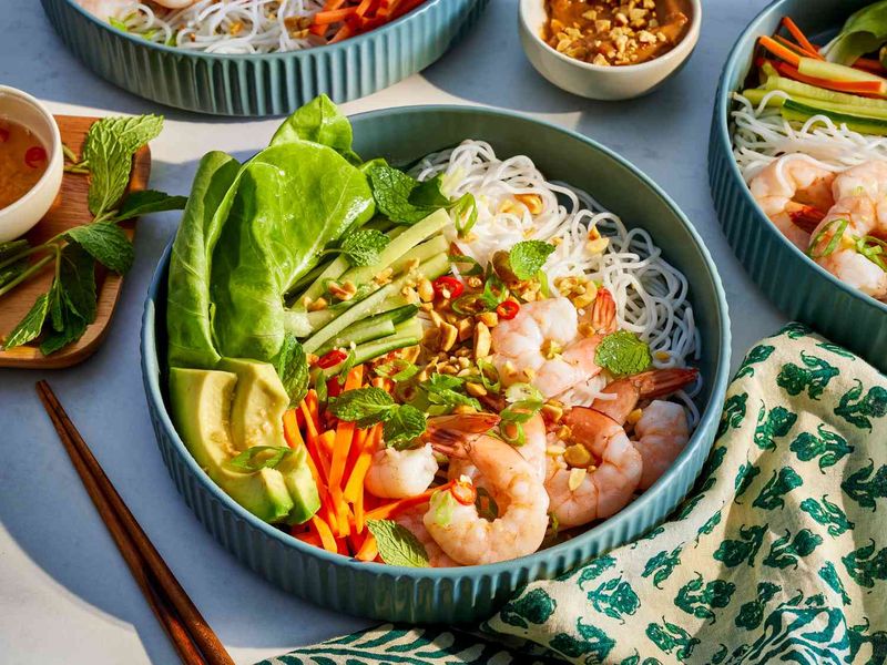 Vietnamese Spring Roll Bowls