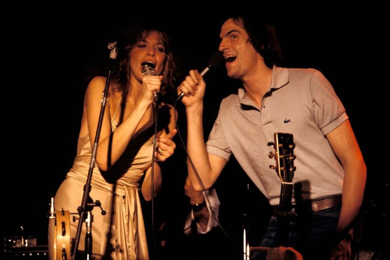 Carly Simon and James Taylor