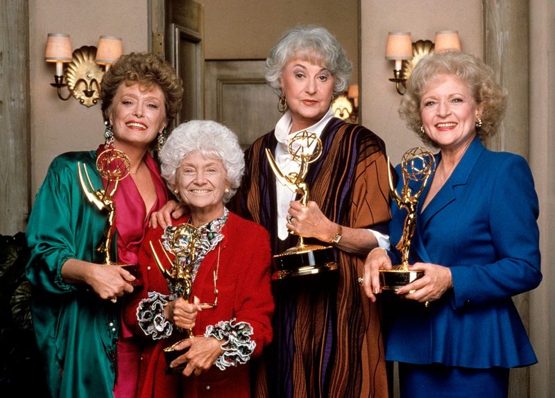 Estelle Getty and Bea Arthur in The Golden Girls