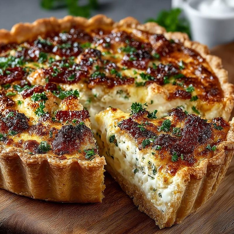 Heat-Lamp Quiche Lorraine