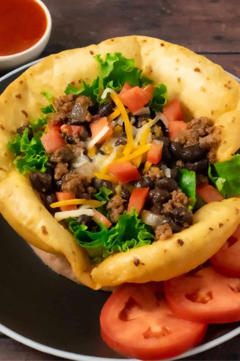 Avoid: Taco Salad in a Fried Tortilla Bowl