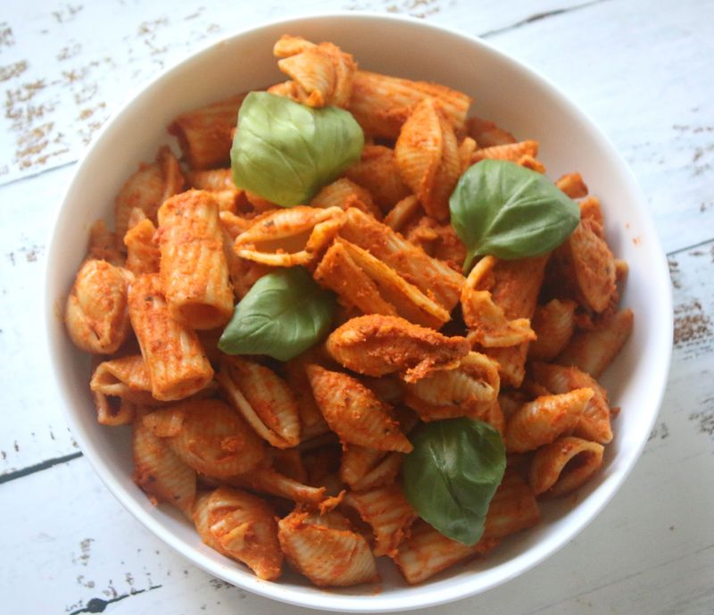 Veggie-Packed Pasta with Hidden Sauce