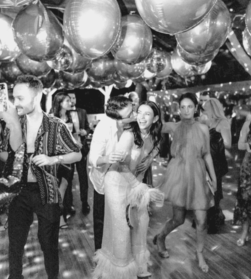 The Disco Ball Reception Dance Floor