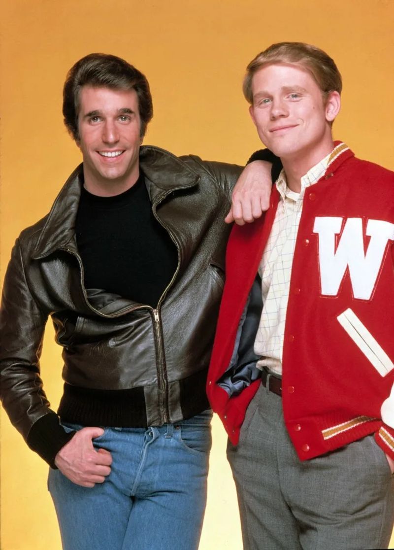 Henry Winkler and Ron Howard