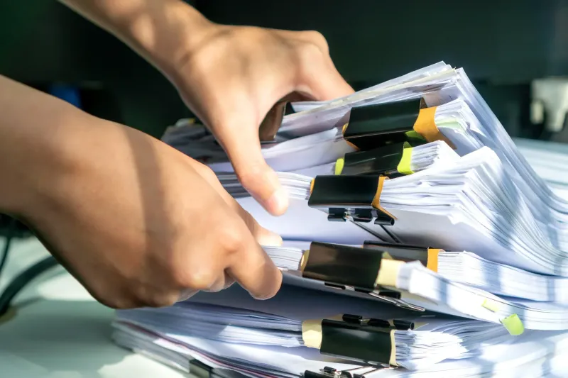 Organize All Financial Documents Before Proceedings Start