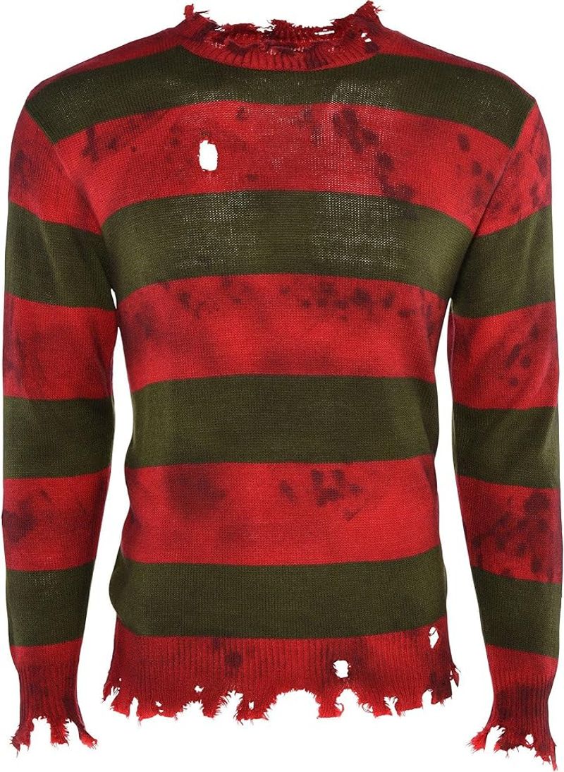 Freddy Krueger's Sweater: Red and Black or Red and Green?
