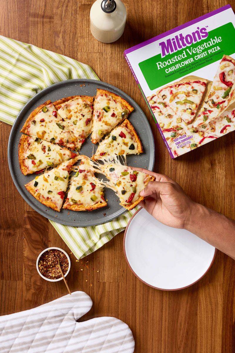 Milton's Roasted Vegetable Cauliflower Crust Pizza
