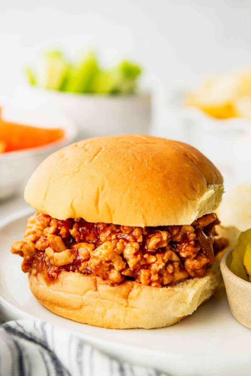 Slow Cooker Turkey Sloppy Joes
