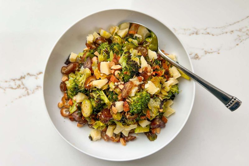 Roasted Broccoli and Brussels Salad