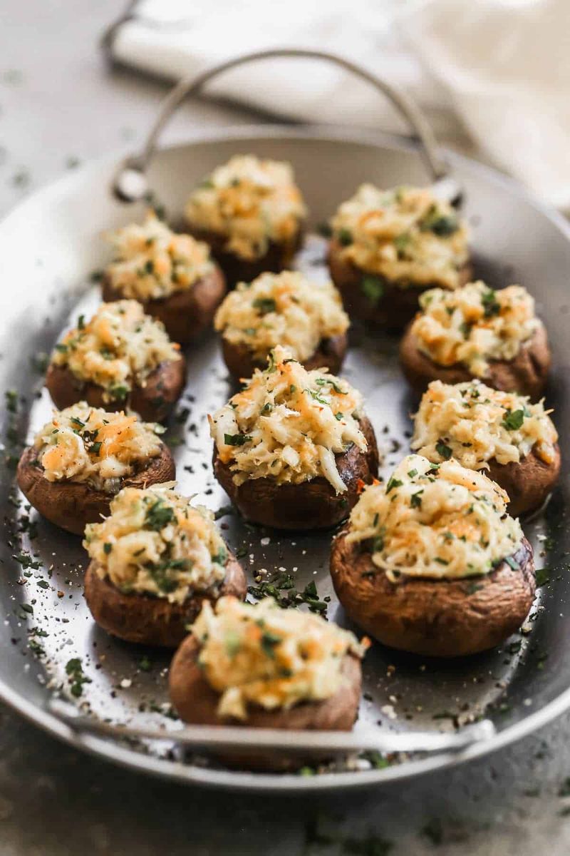 Crab-Stuffed Mushrooms