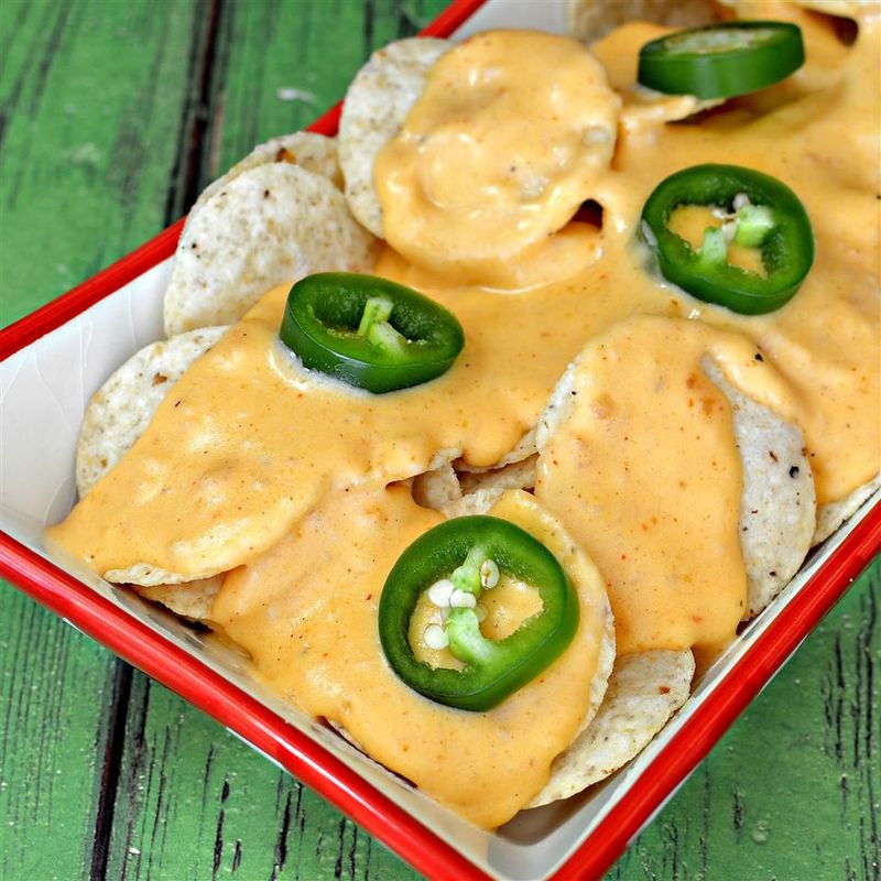 Nachos with Cheese Sauce