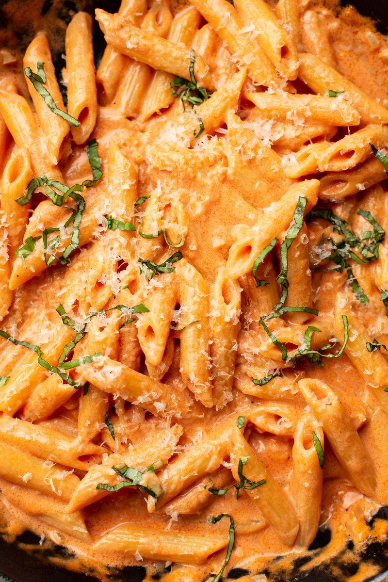 Penne in Tomato Cream Sauce