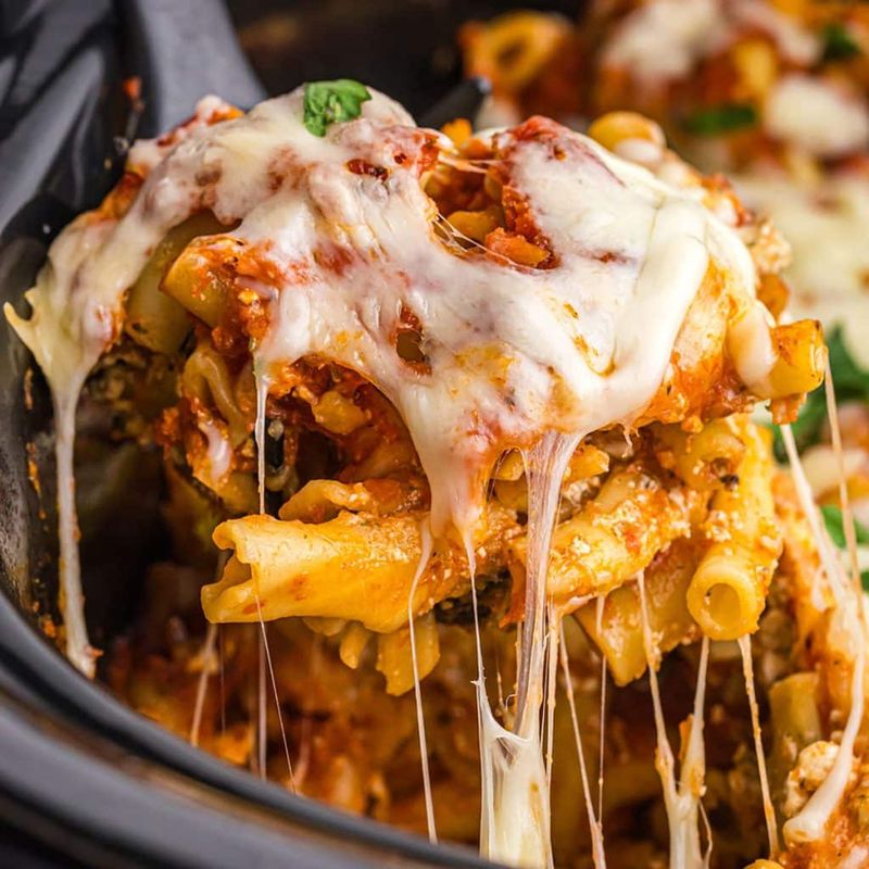 Slow Cooker Baked Ziti