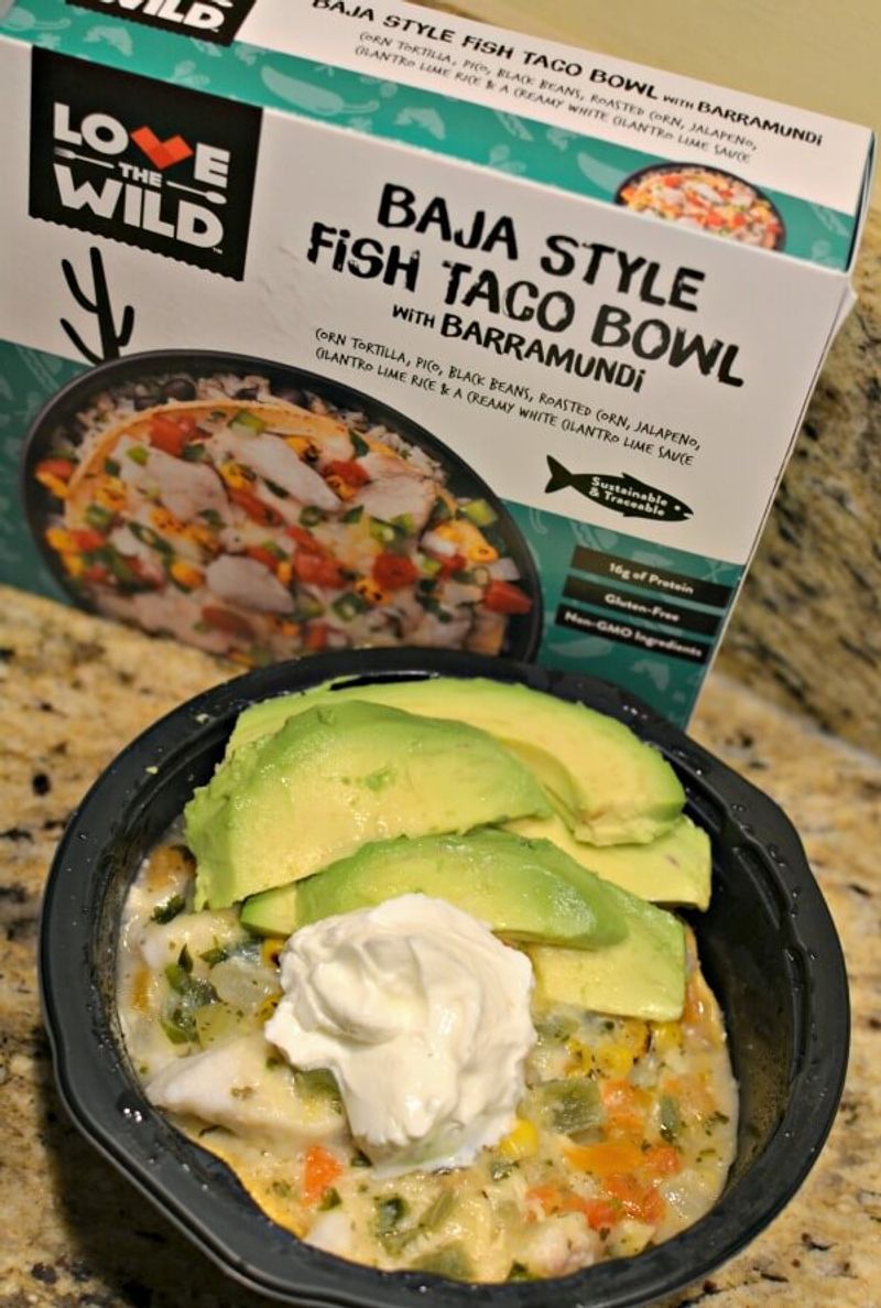 LoveTheWild Baja Style Fish Taco Bowl with Barramundi