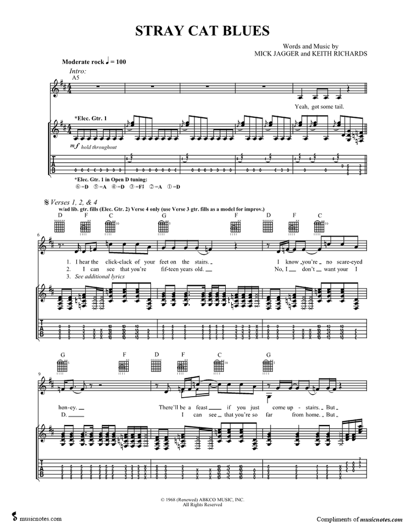 Stray Cat Blues (1968)