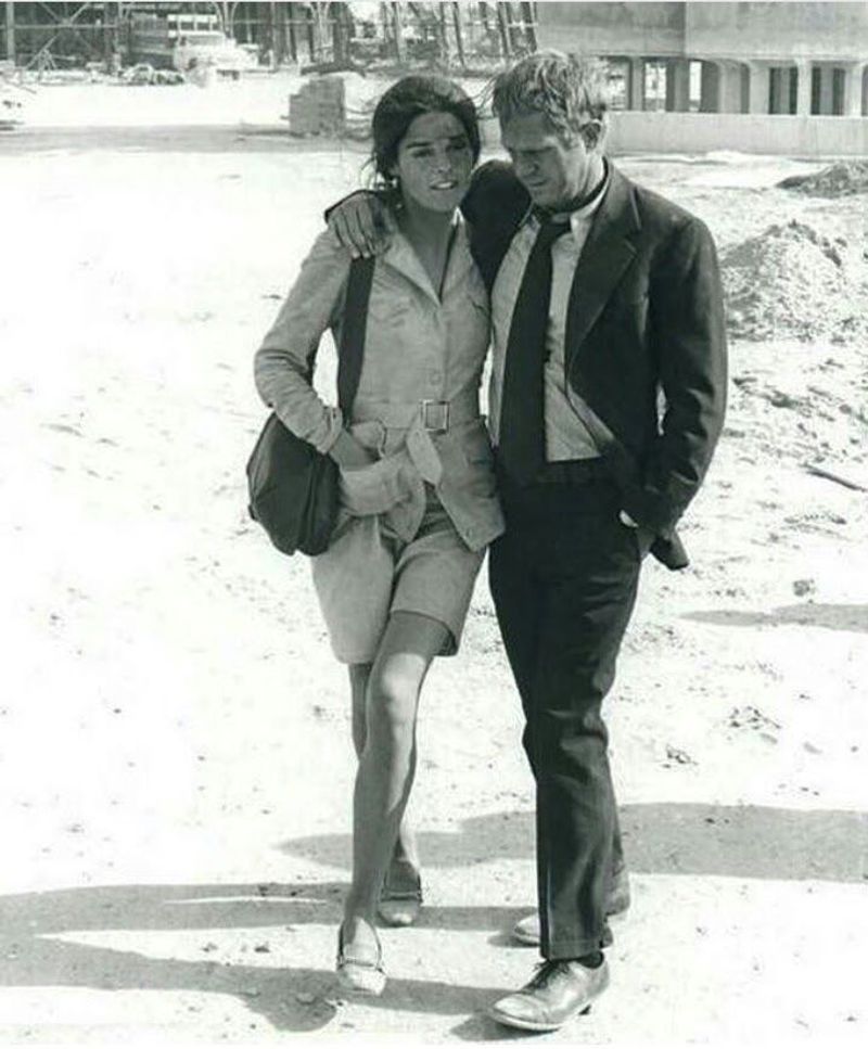 Ali MacGraw and Steve McQueen