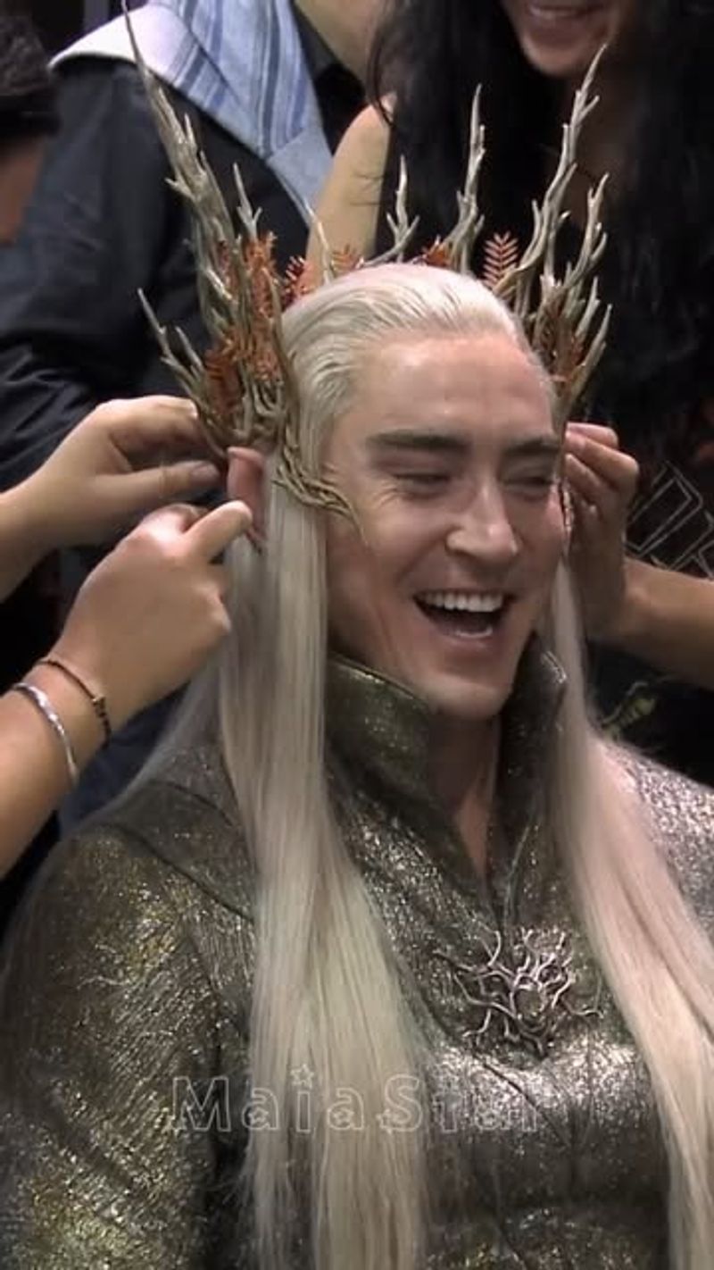 Lee Pace and Orlando Bloom in The Hobbit Films