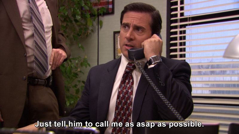 ASAP As Possible
