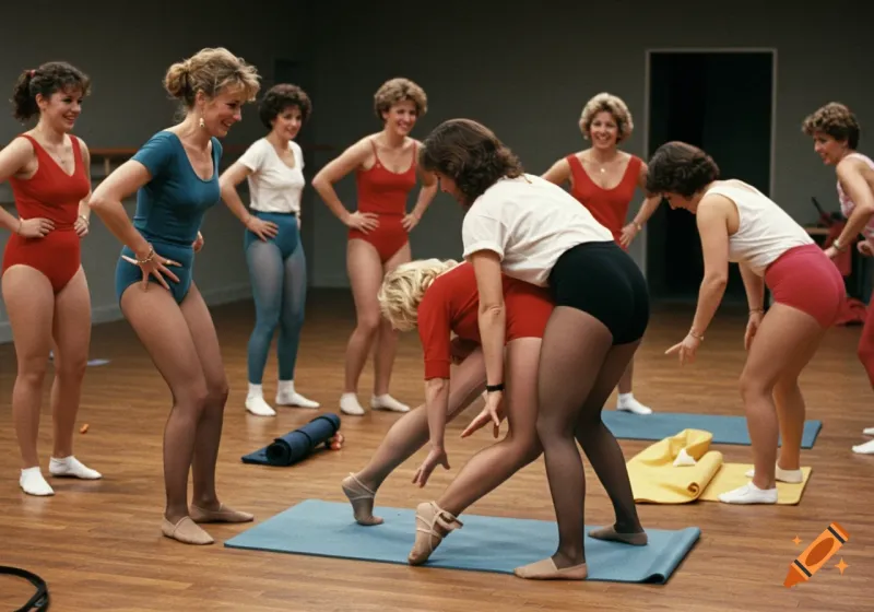 Aerobics Class and the Fitness Craze