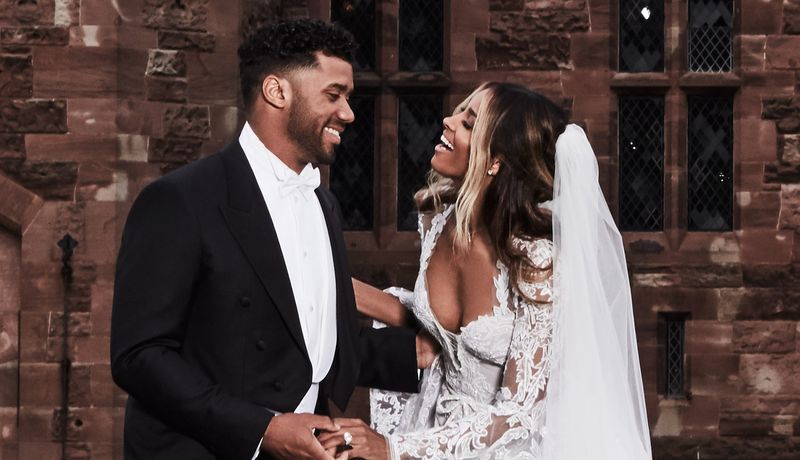 Ciara and Russell Wilson
