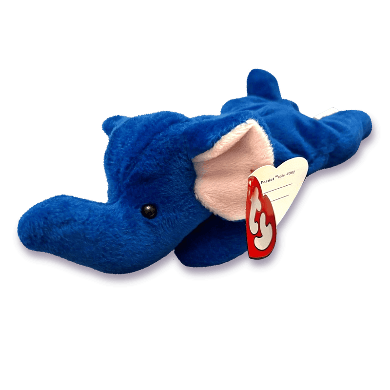 Royal Blue Peanut Beanie Baby