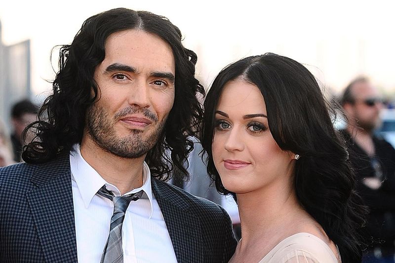 Katy Perry and Russell Brand