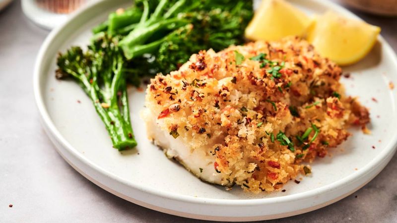 Baked Stuffed Haddock