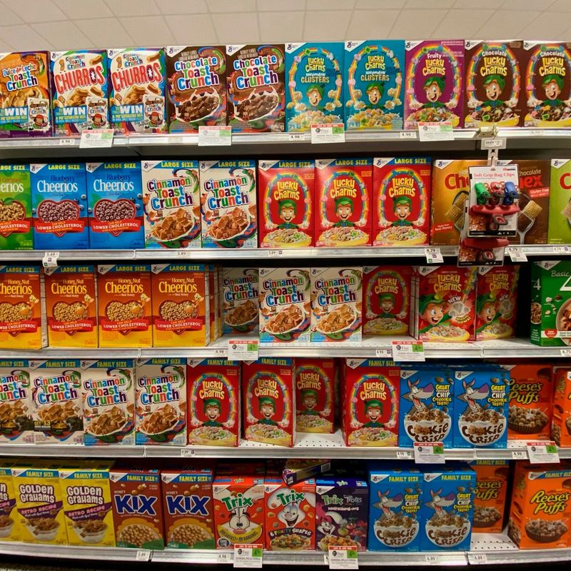 Sugary Name-Brand Cereal