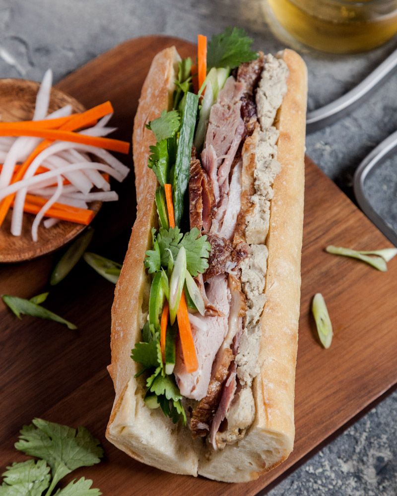 Ham Banh Mi Sandwich