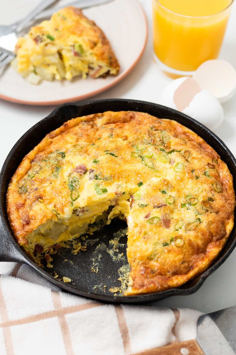 Ham and Potato Frittata