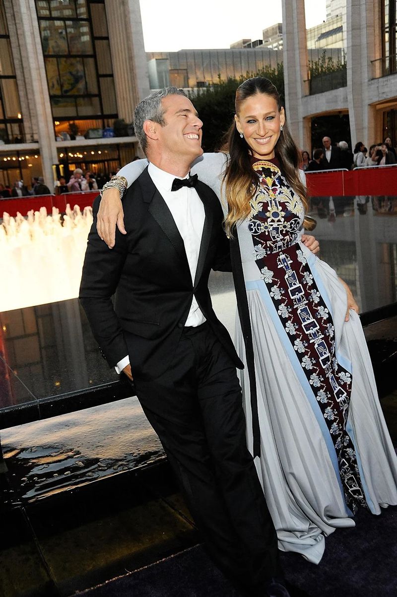 Sarah Jessica Parker and Andy Cohen