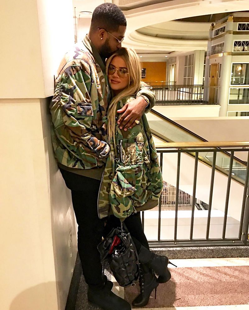 Tristan Thompson and Khloé Kardashian