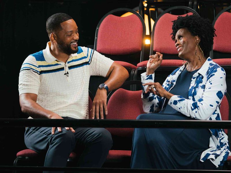 Will Smith and Janet Hubert-Whitten on The Fresh Prince of Bel-Air