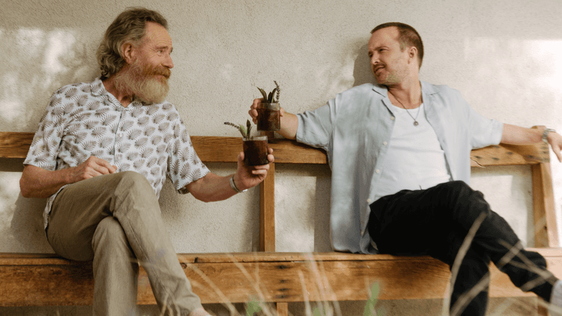Bryan Cranston and Aaron Paul