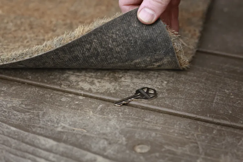 Hiding a Spare Key Outside