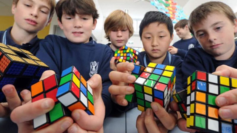 Rubik's Cube Obsession at the Kitchen Table