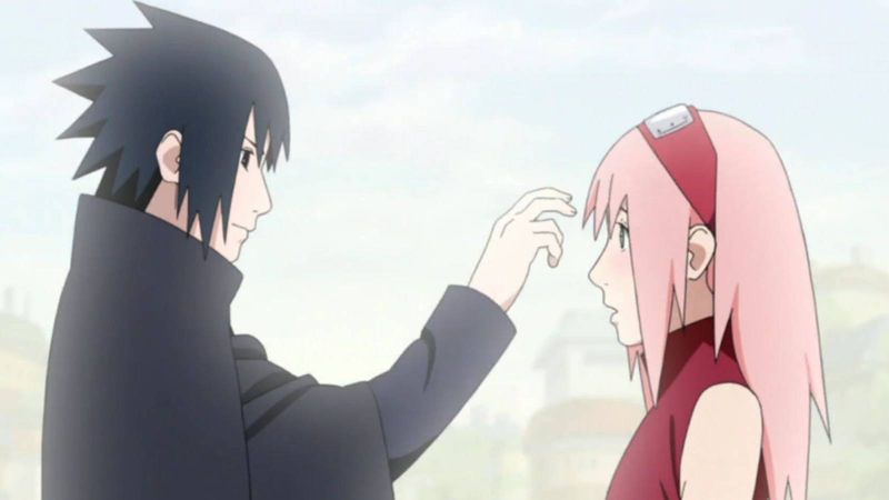 Sakura Haruno and Sasuke Uchiha (Naruto)