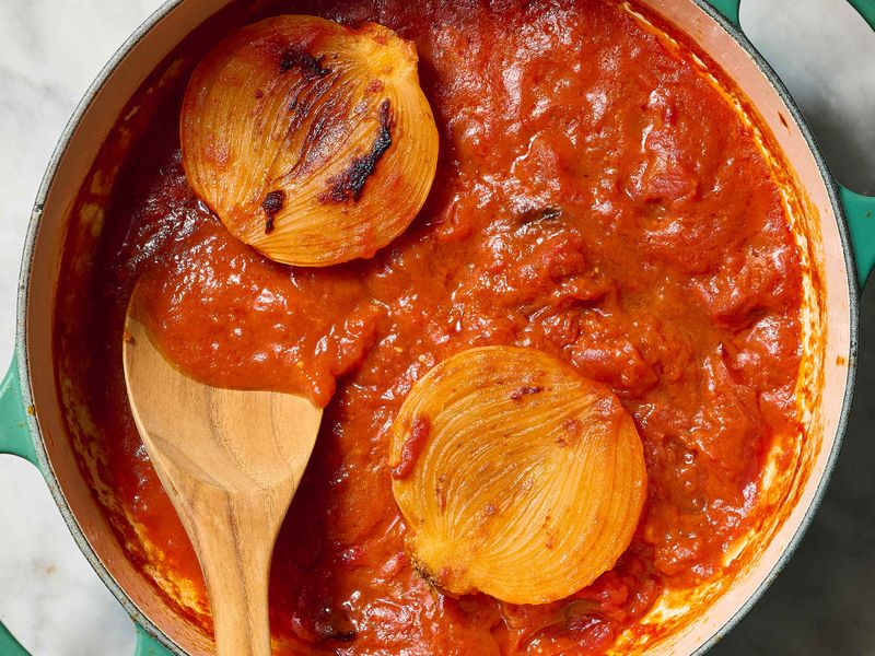Marcella Hazan's Tomato Sauce With Onion and Butter