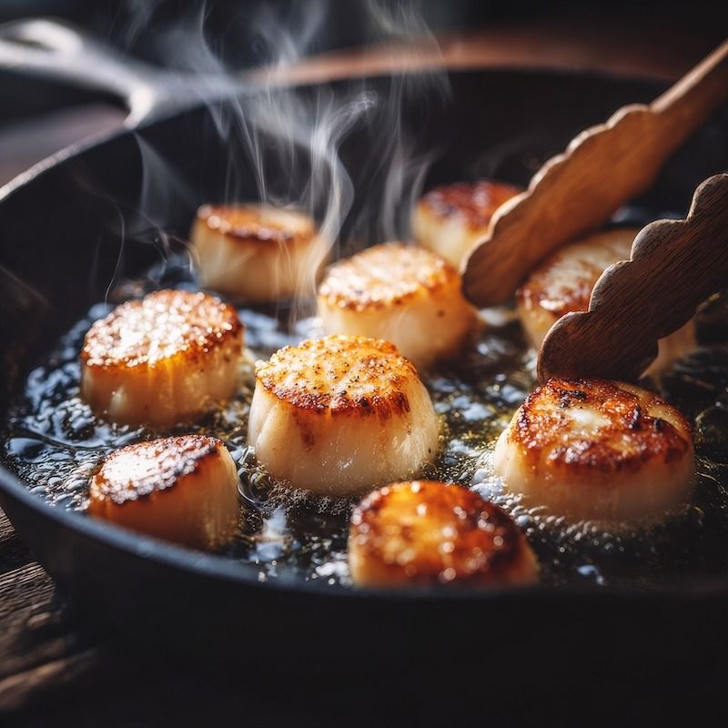 Pan-Seared Scallops