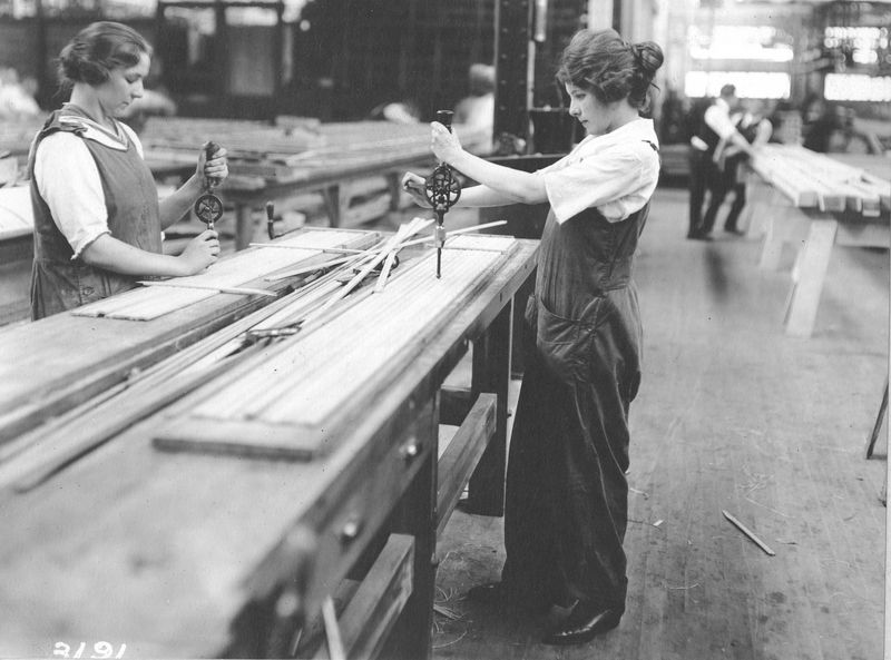 Women Made Up About 20 Percent of the Workforce