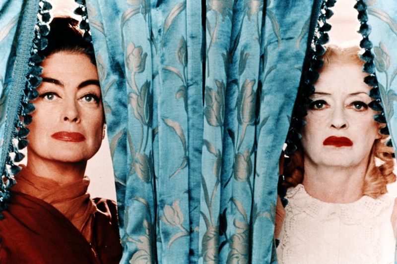 Joan Crawford and Bette Davis on Whatever Happened to Baby Jane
