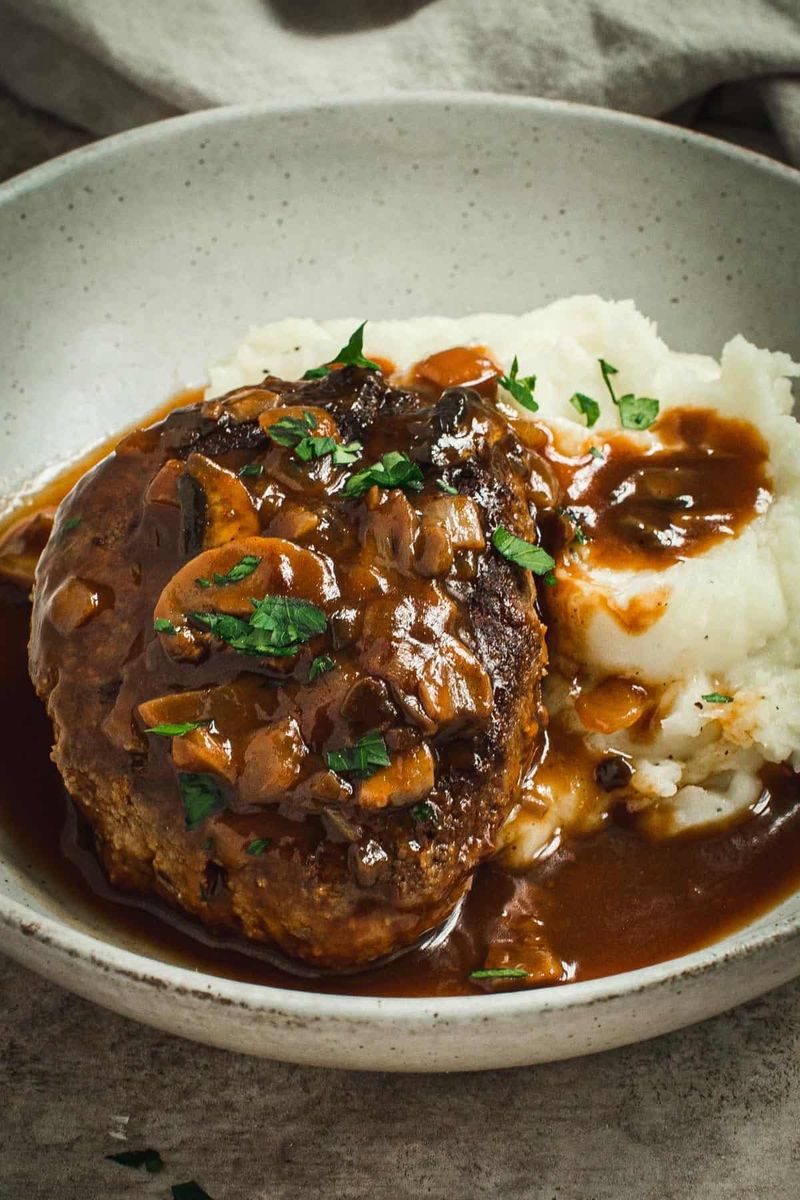 Salisbury Steak with Mushroom Gravy