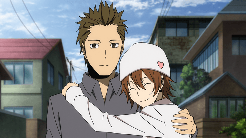 Seiji Yagiri and Mika Harima (Durarara!!!)