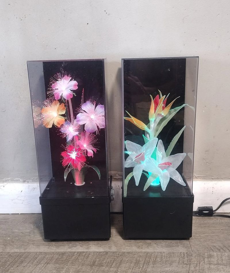 Fiber Optic Flower Lamps