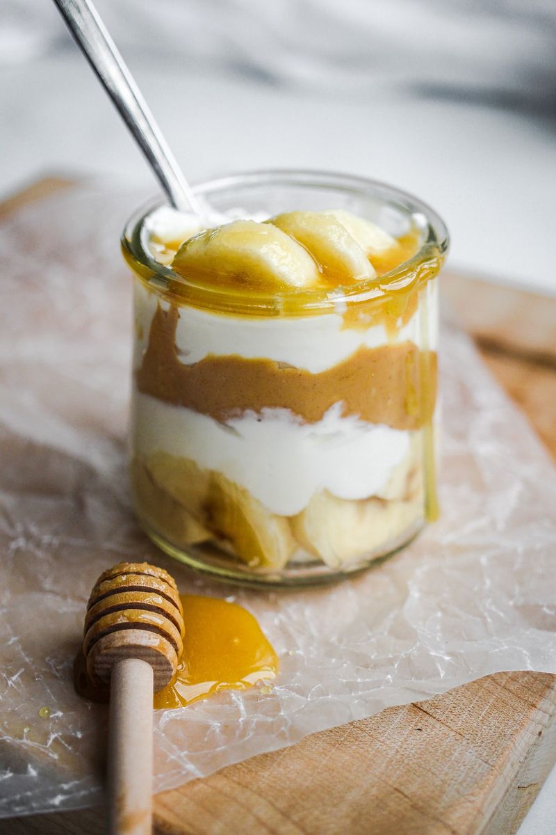 Peanut Butter Banana Yogurt Parfait