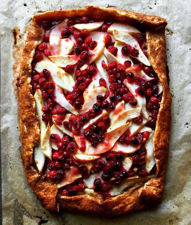 Pear and Ginger Slab Pie